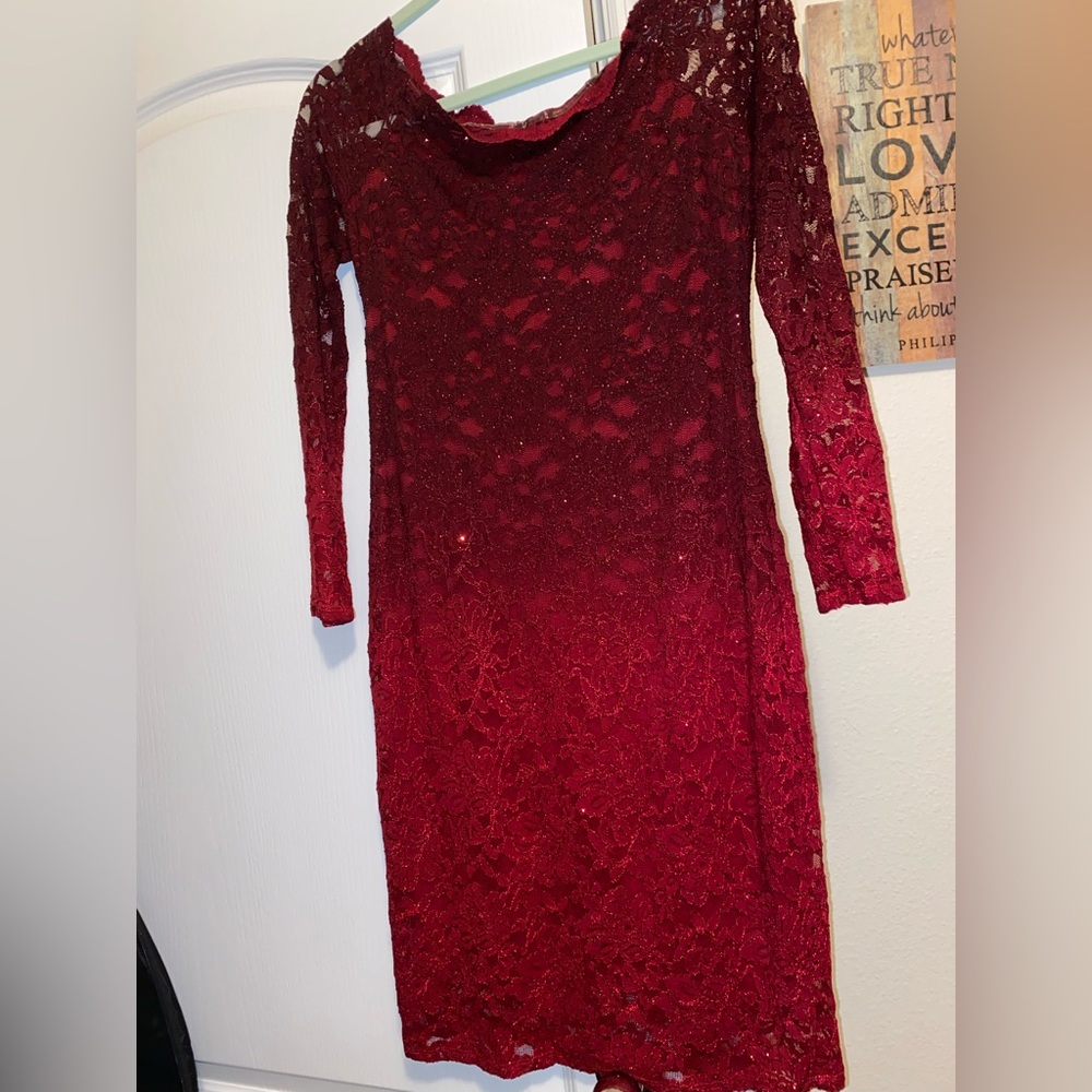 Red dress perfect for the Holidays